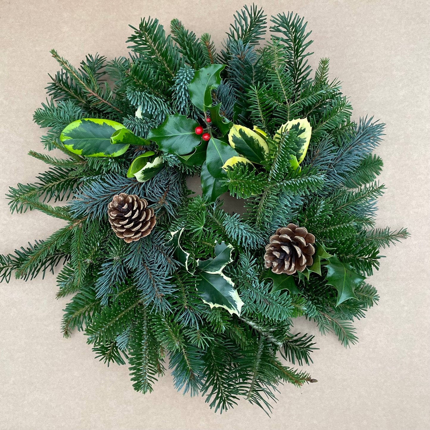 Fresh Natural Christmas Wreaths (made to order & free delivery)
