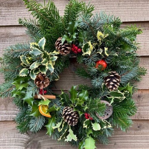 Fresh Natural Christmas Wreaths (made to order & free delivery)